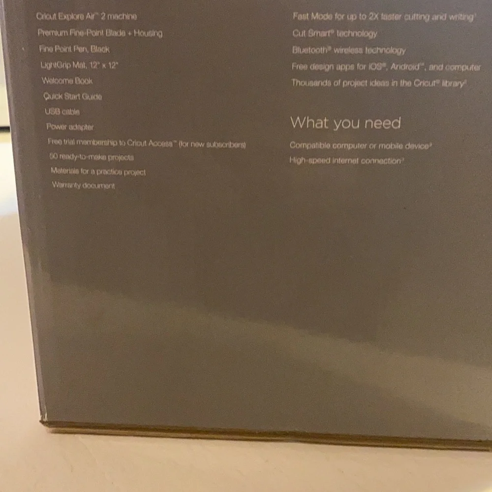 Cricut Explore Air 2 in the color Light Blue Brand New - Picture 8 of 9